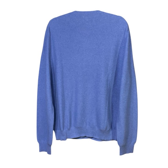 J.Crew Men’s XL Crewneck Sweater Garter Stitch Blue NWT - Picture 3 of 6